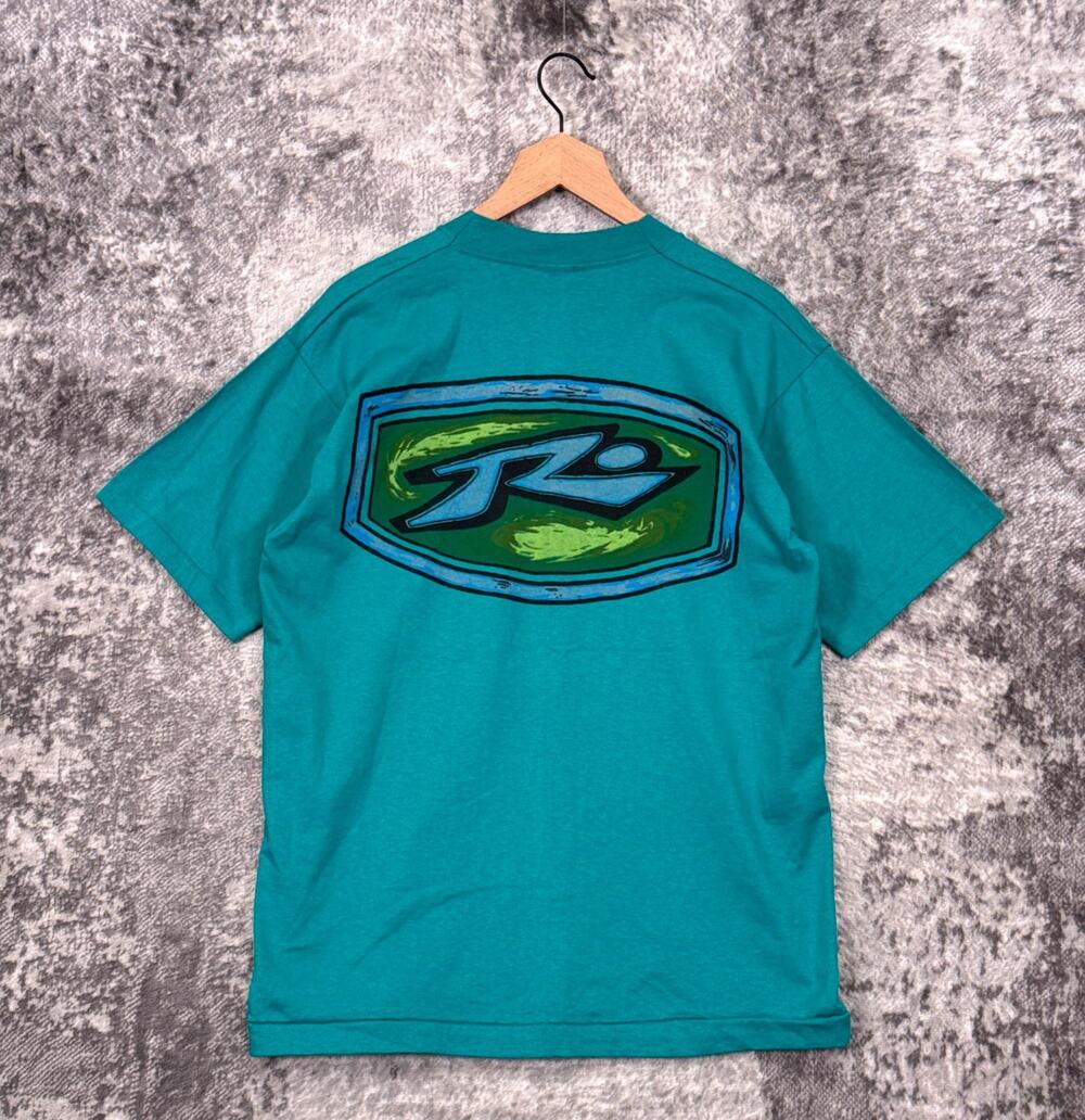 Vintage Rusty Shirt Large Mens 90s Surf Single Stitch Graphic